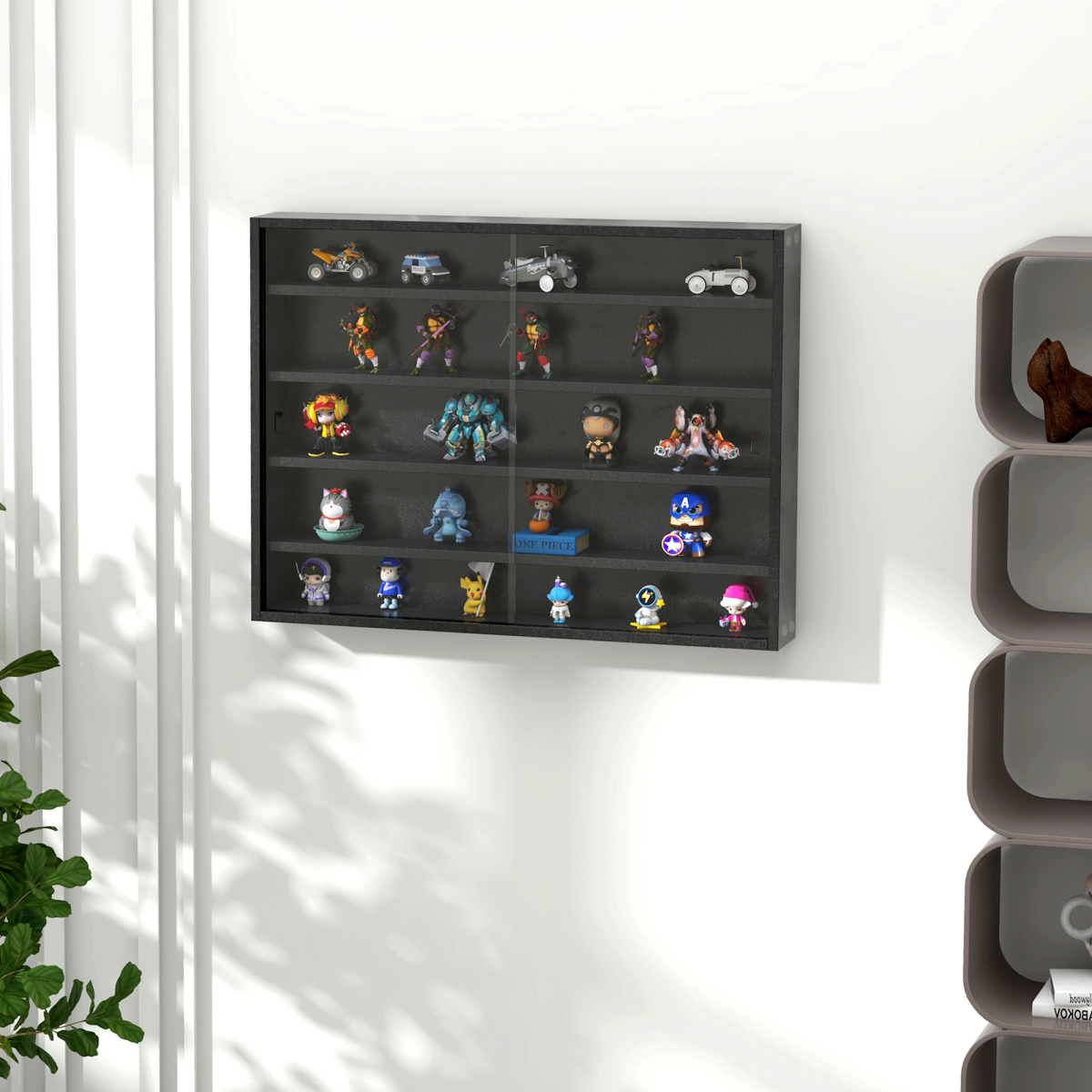 cortex-london-westminster-five-tier-wall-display-cabinet-black-glass-doors