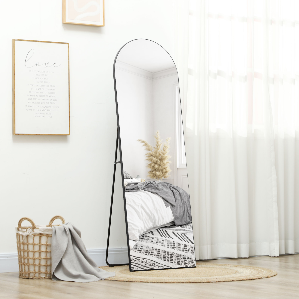 cortex-london-windsor-black-full-length-floor-mirror