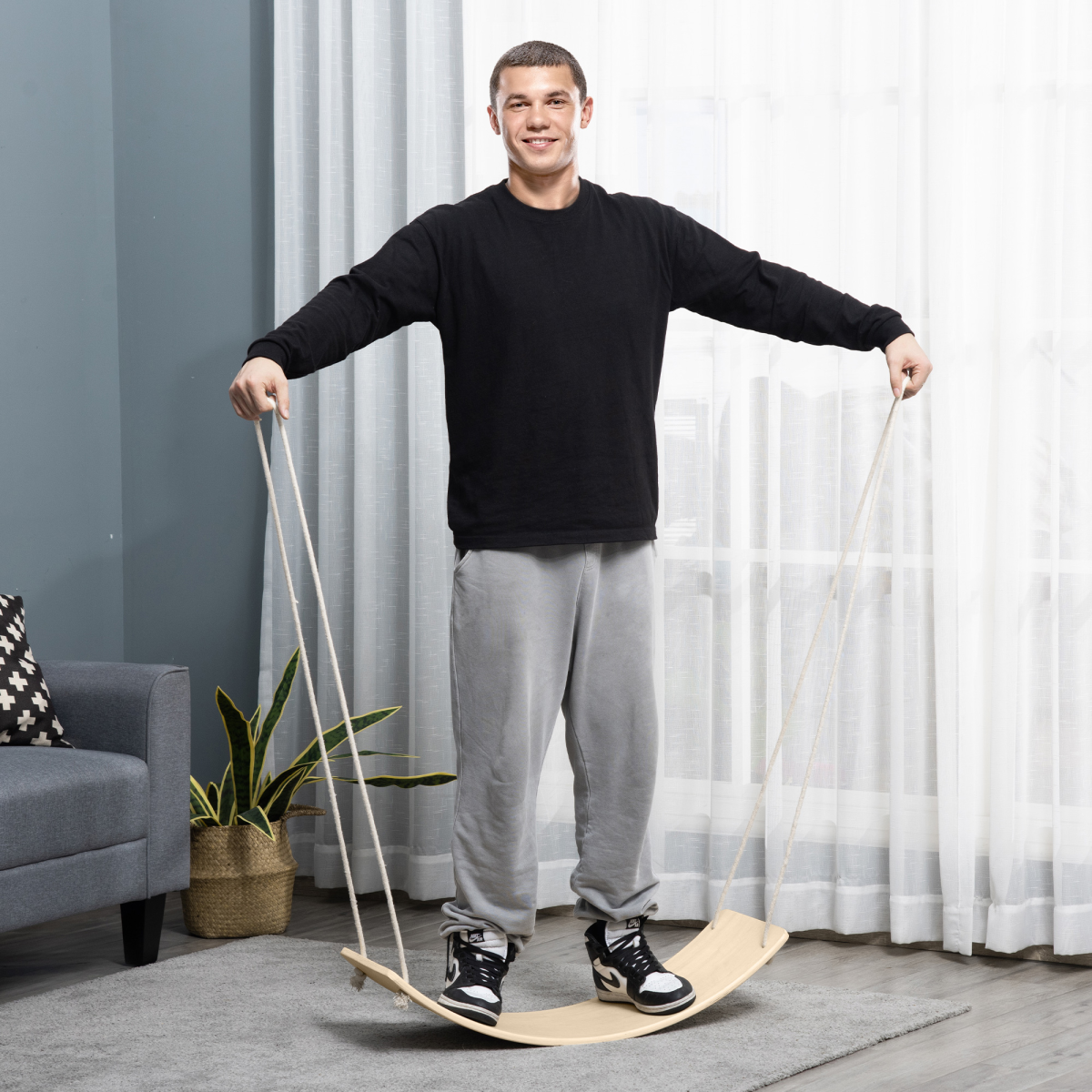 cortex-london-york-wood-wobble-board-with-ropes-yoga-balance-trainer