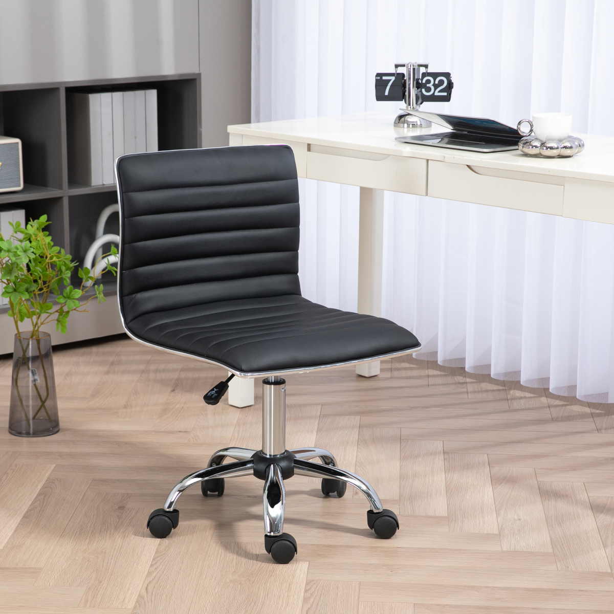cortex-london-windsor-black-pu-adjustable-office-chair