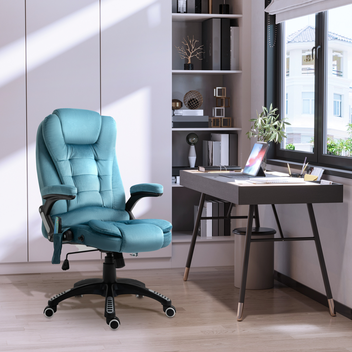 cortex-london-windsor-blue-heated-massage-executive-reclining-chair