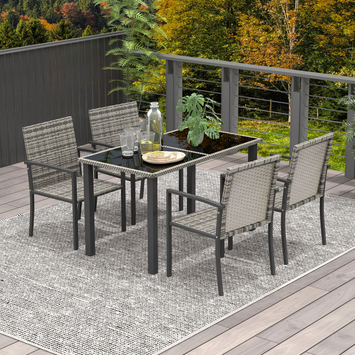 cortex-london-windsor-four-seater-rattan-garden-dining-set-mixed-grey-glass-tabletop