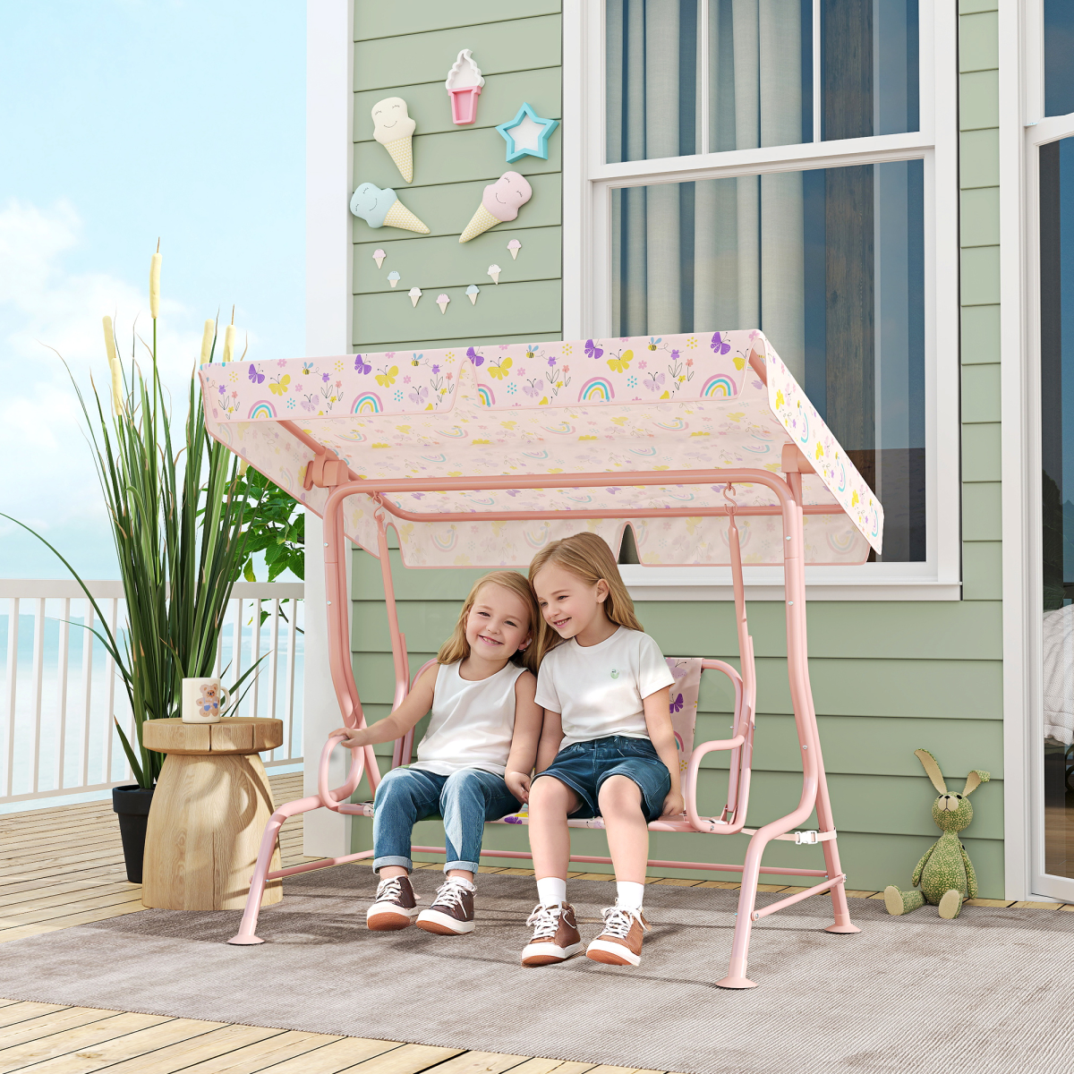 cortex-london-windsor-rainbow-canopy-swing-seat-pink