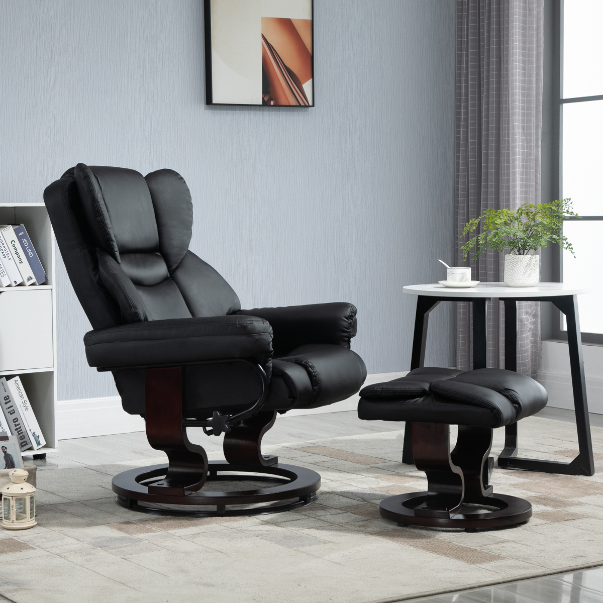 cortex-london-windsor-black-pu-leather-manual-reclining-armchair-footstool