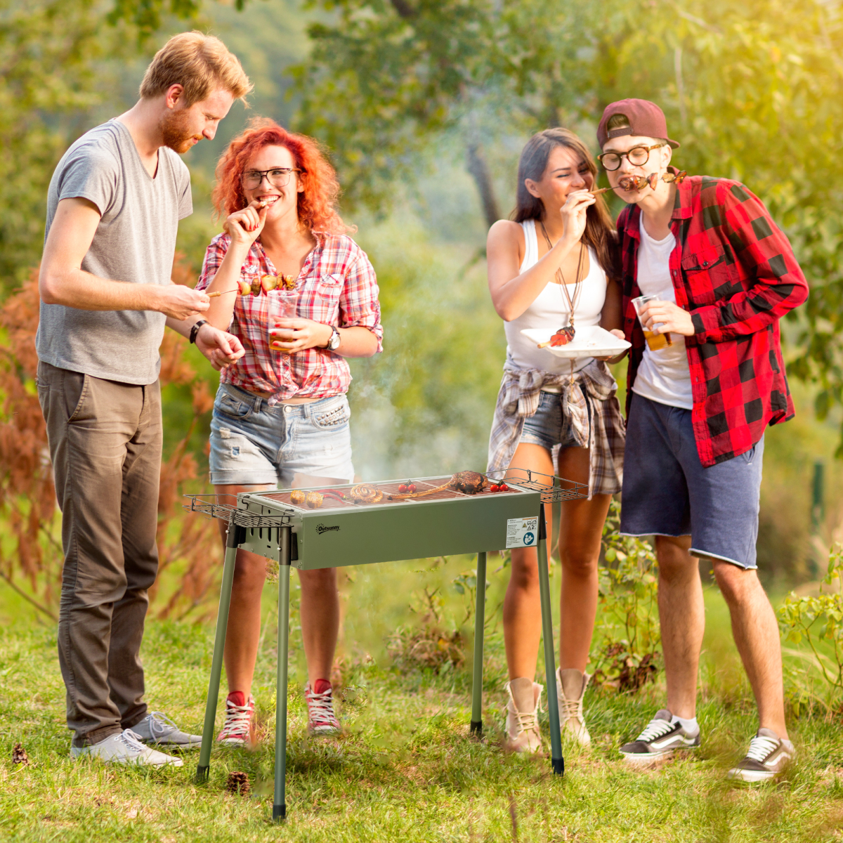 cortex-london-windsor-portable-charcoal-barbecue-grill-with-seasoning-baskets-and-hooks