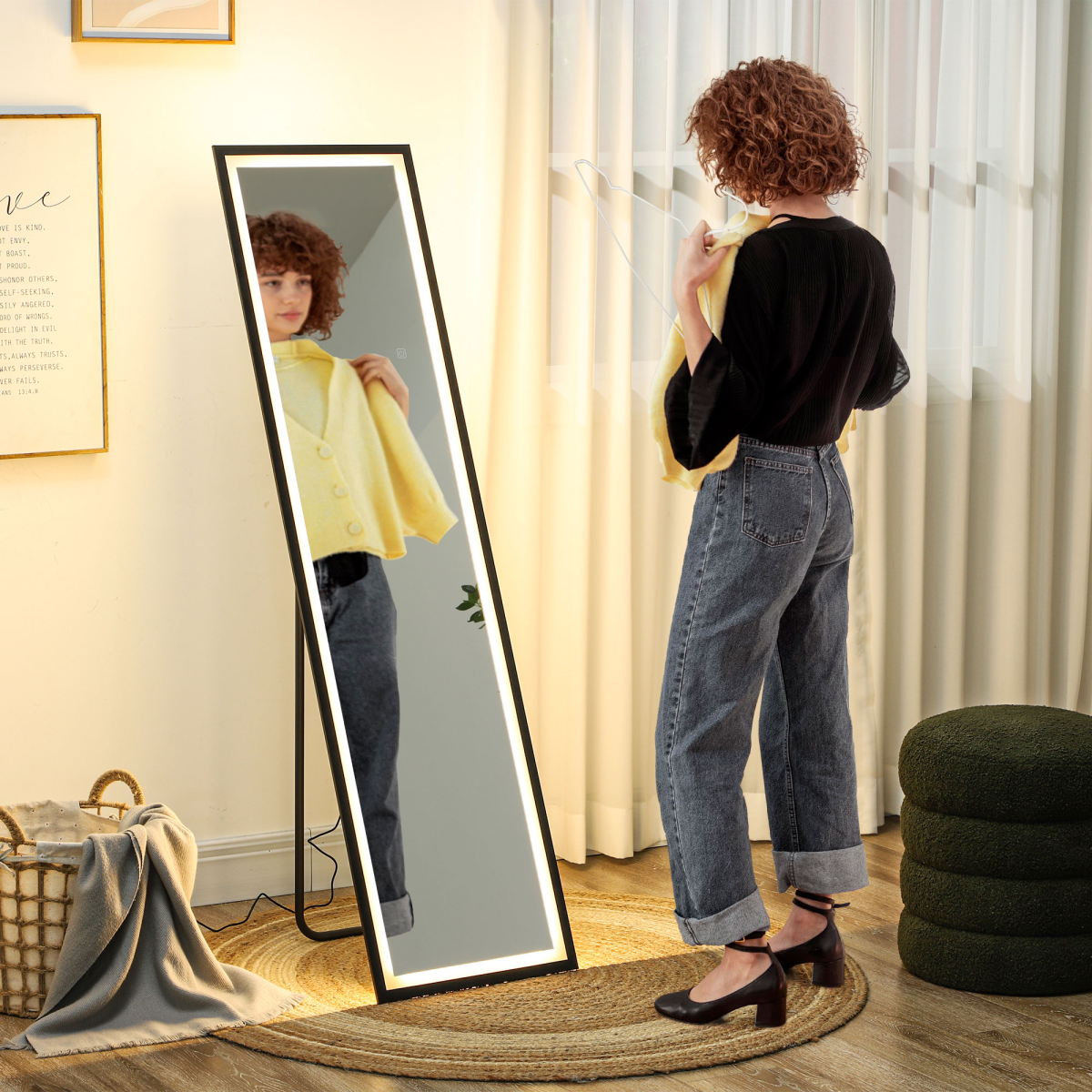 cortex-london-windsor-led-full-length-mirror-black-metal-frame
