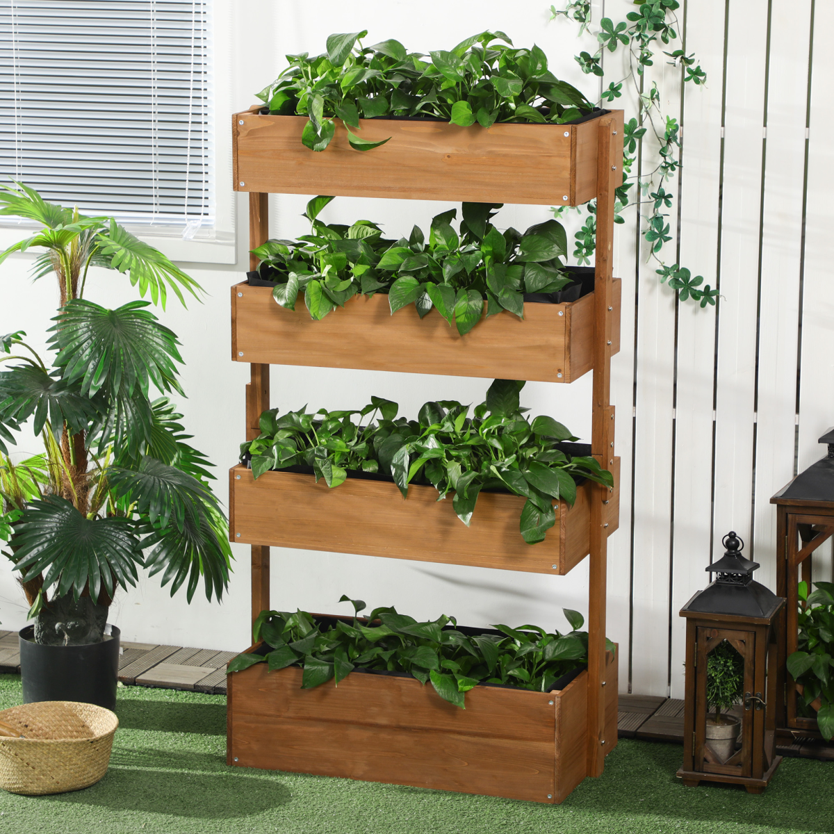 cortex-london-kew-four-tier-fir-wood-raised-garden-bed