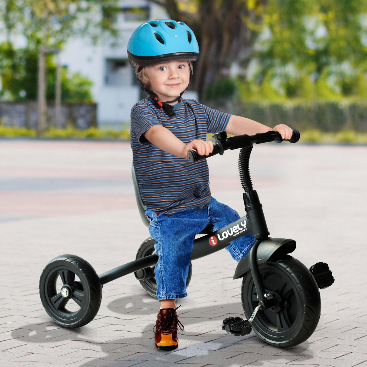 cortex-london-windsor-toddler-tricycle-three-wheel-ride-on-black