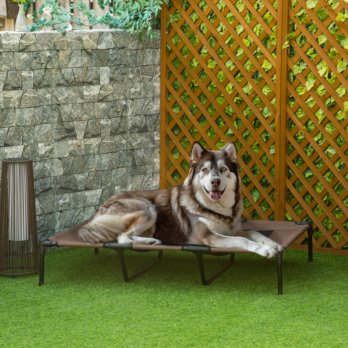 cortex-london-windsor-cooling-elevated-dog-bed-brown