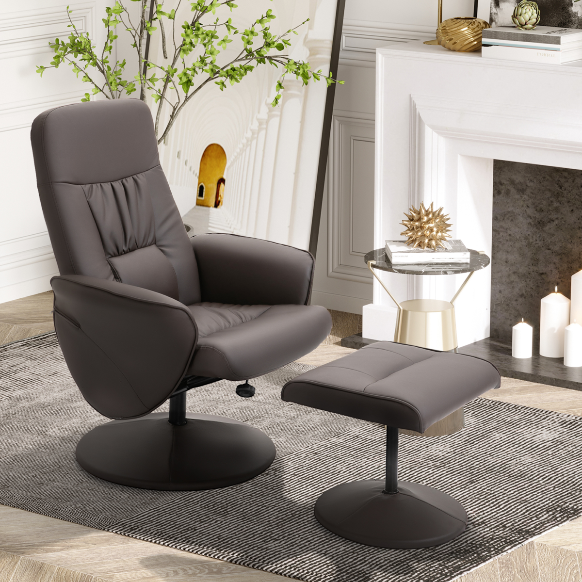cortex-london-windsor-360-swivel-reclining-pu-leather-armchair-ottoman-brown
