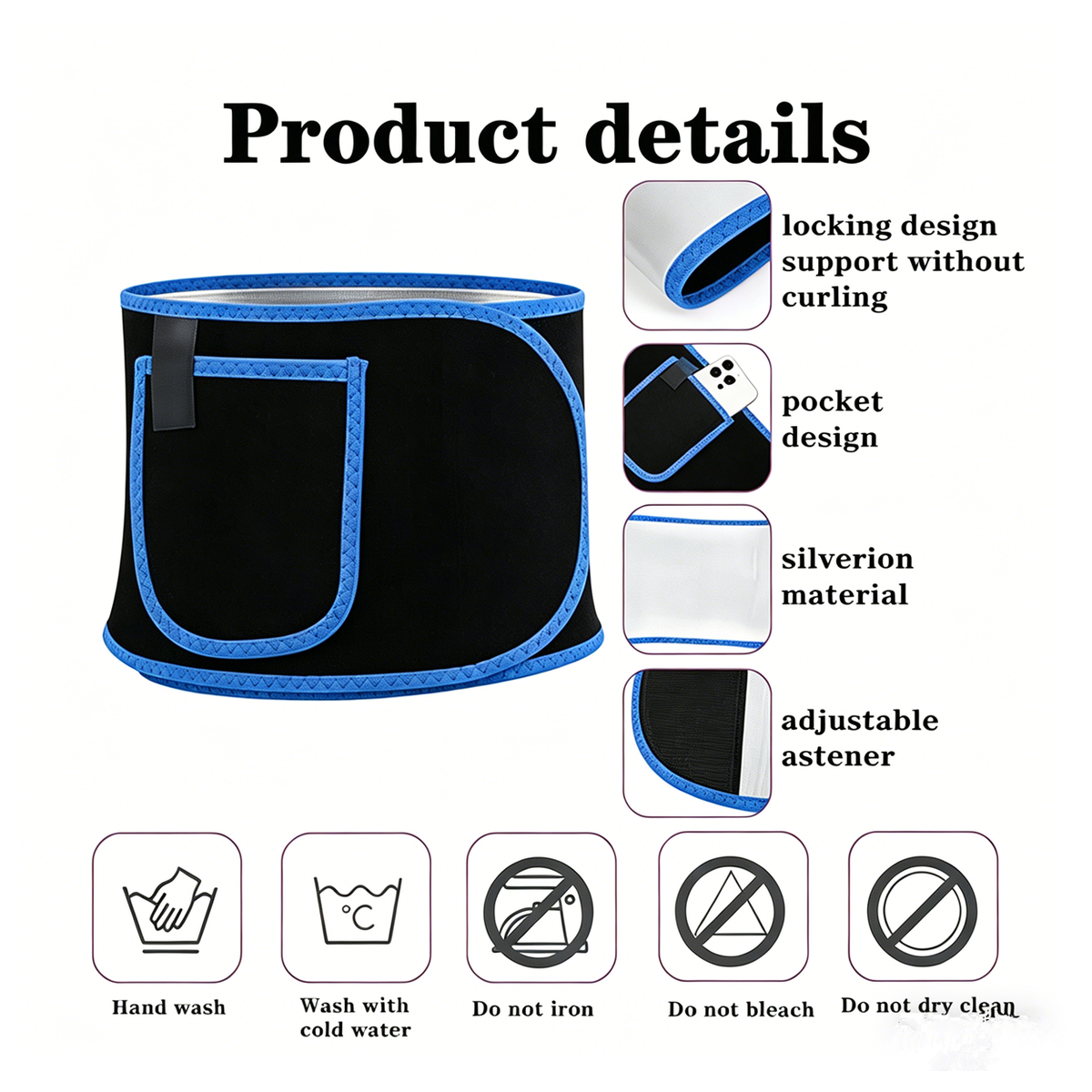 cortex-london-windsor-waist-trimmer-belt-phone-pocket-blue-black-silver