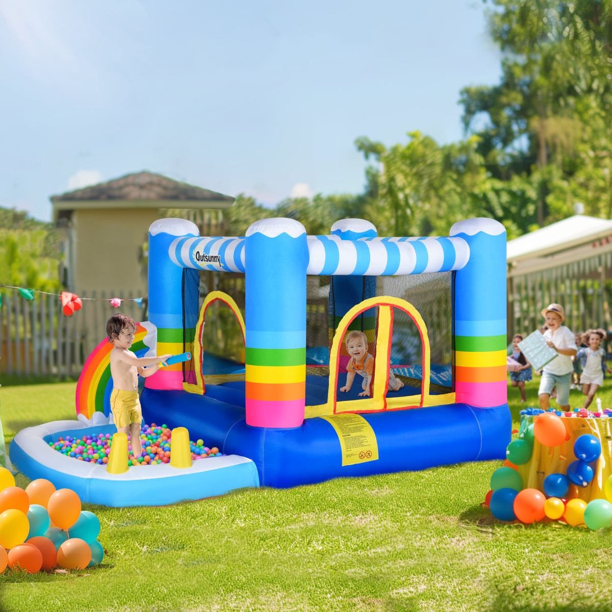 cortex-london-windsor-outdoor-kids-bouncy-castle-pool-trampoline