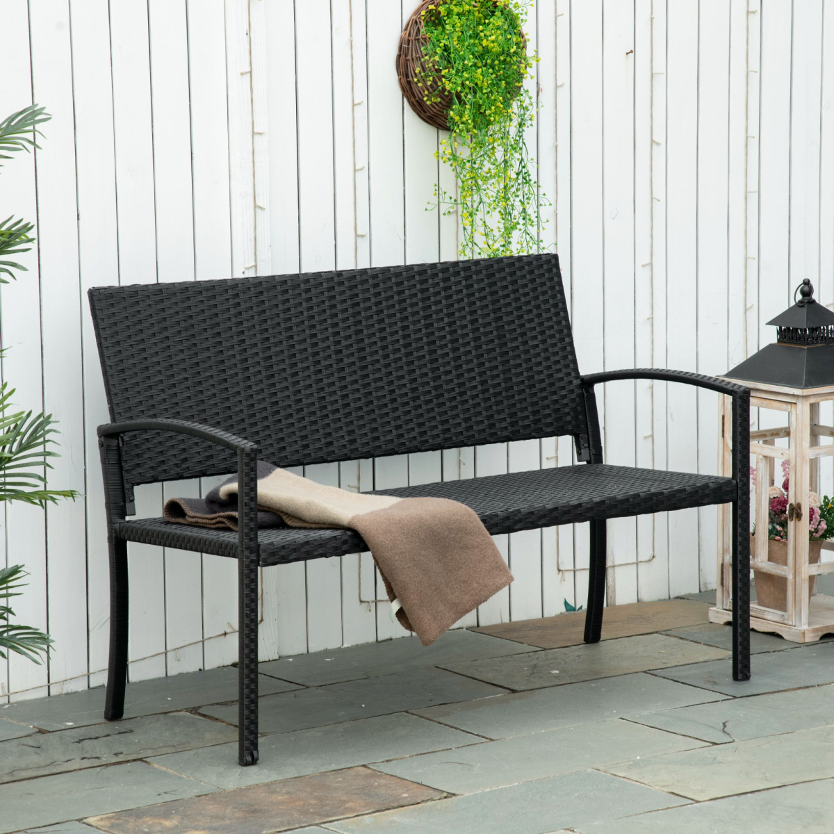 cortex-london-windsor-rattan-two-seater-garden-bench-black