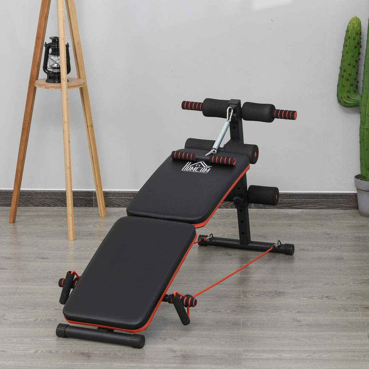 cortex-london-windsor-foldable-sit-up-bench-black-homcom