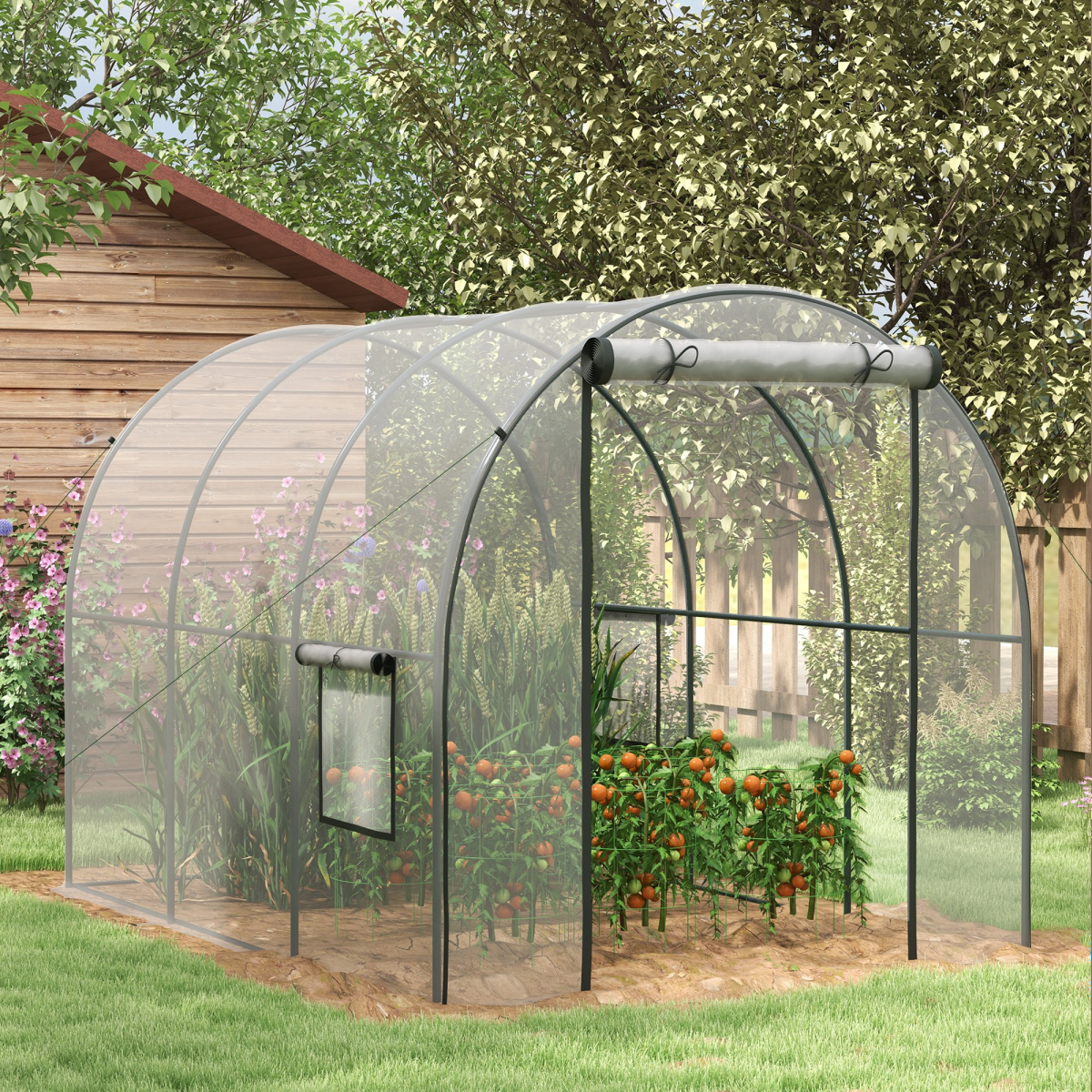 cortex-london-york-polytunnel-greenhouse-3-x-2-x-2m-clear-steel-plastic