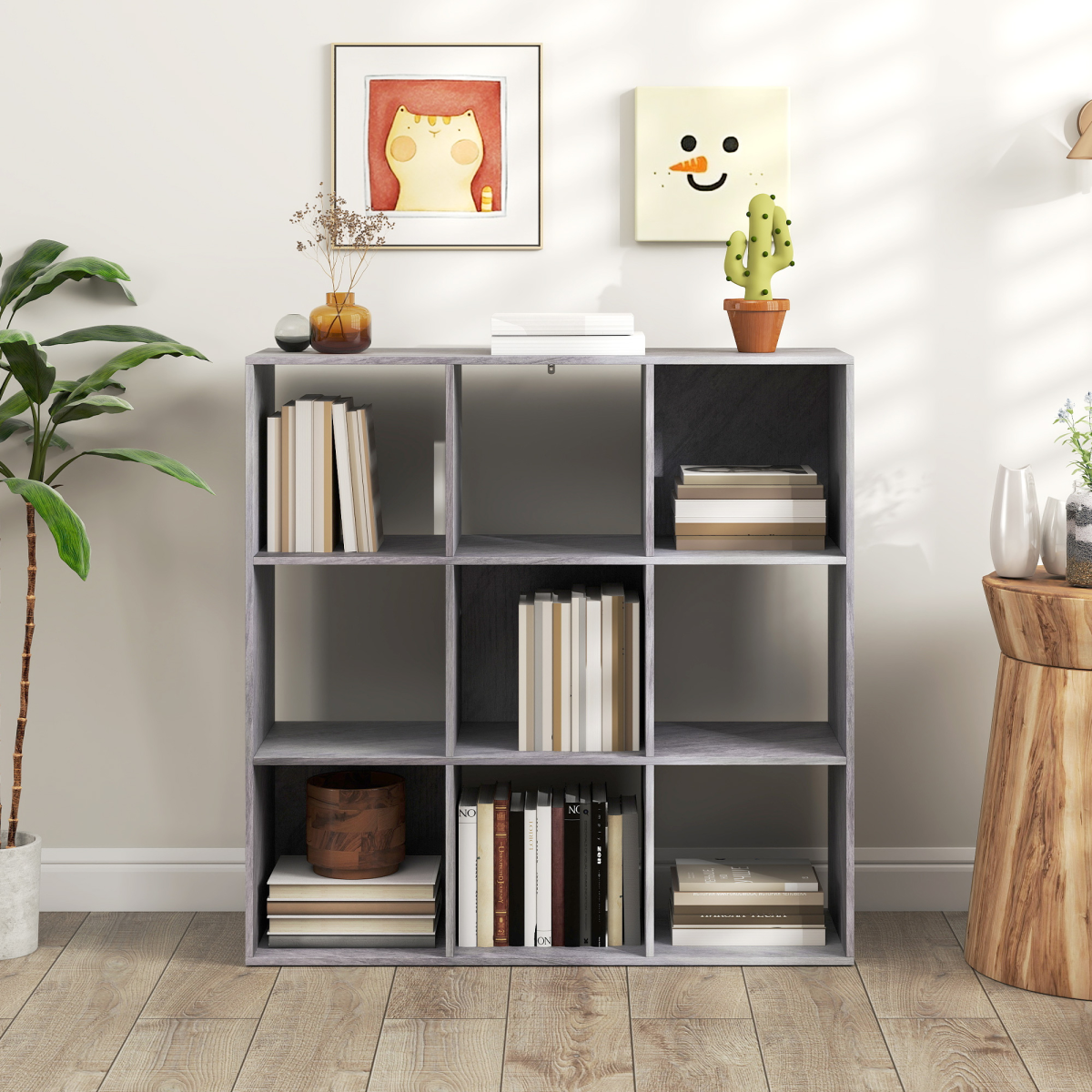 cortex-london-york-marble-grey-nine-compartment-book-storage-cabinet