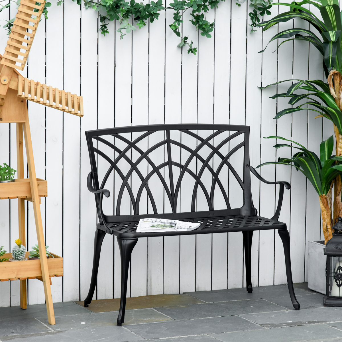 cortex-london-york-cast-aluminium-two-seater-garden-bench-loveseat