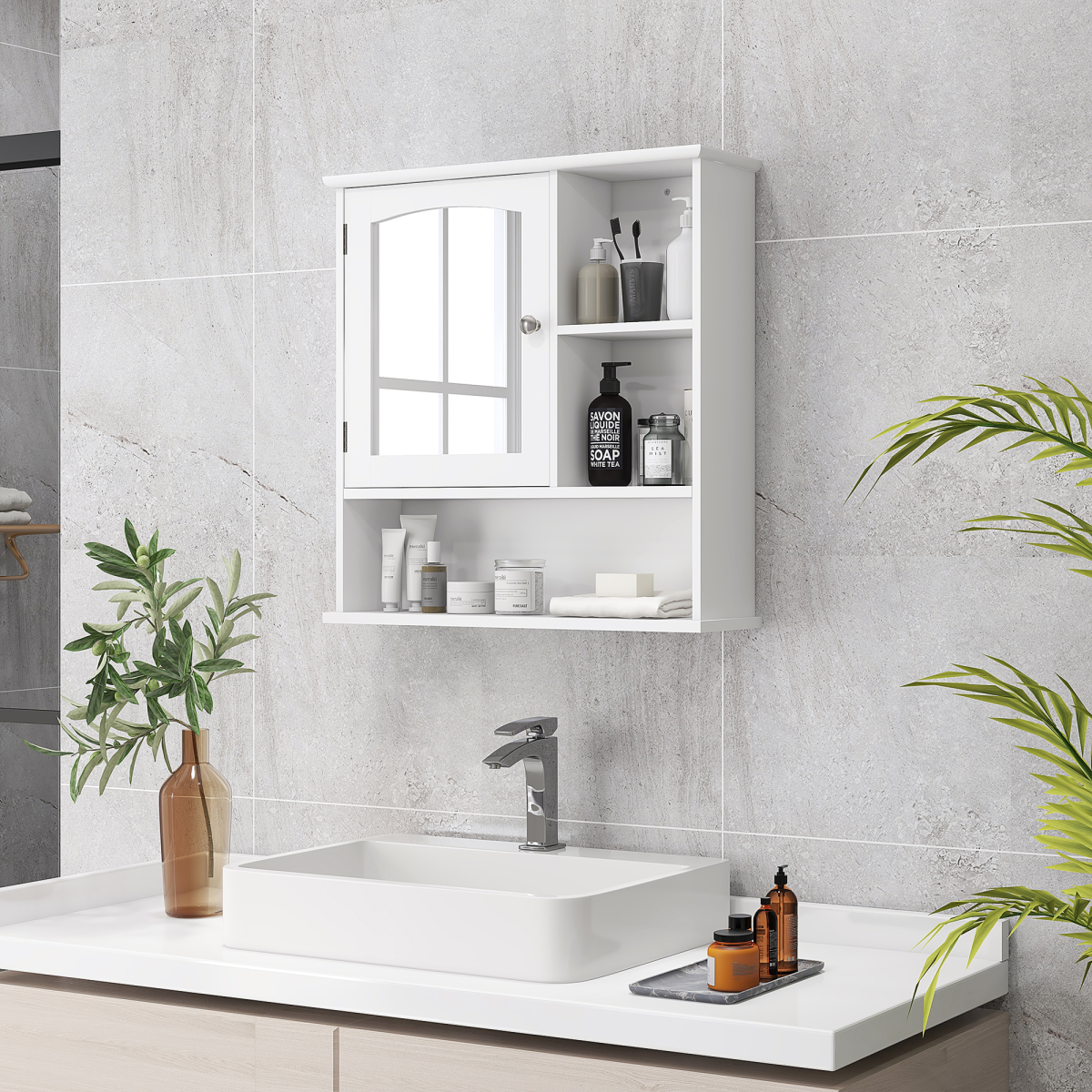 cortex-london-kensington-mirror-bathroom-cabinet-wall-mounted-mdf-single-door-adjustable-shelf-open-shelves