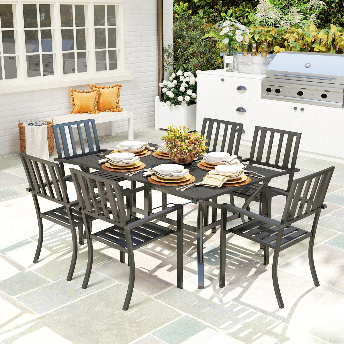cortex-london-windsor-seven-piece-steel-garden-dining-set-with-umbrella-hole