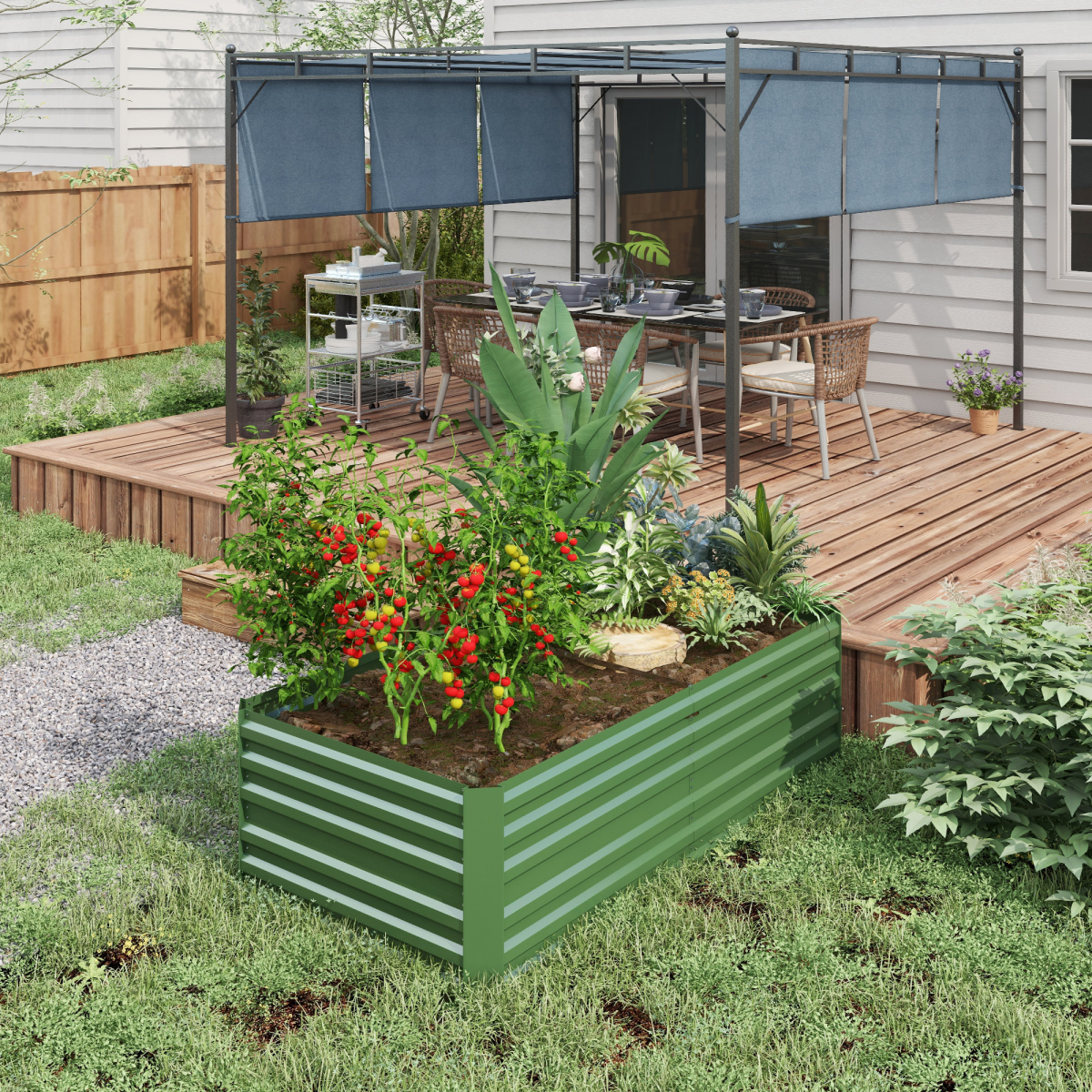 cortex-london-kew-galvanised-steel-raised-bed-reinforced-rods-green