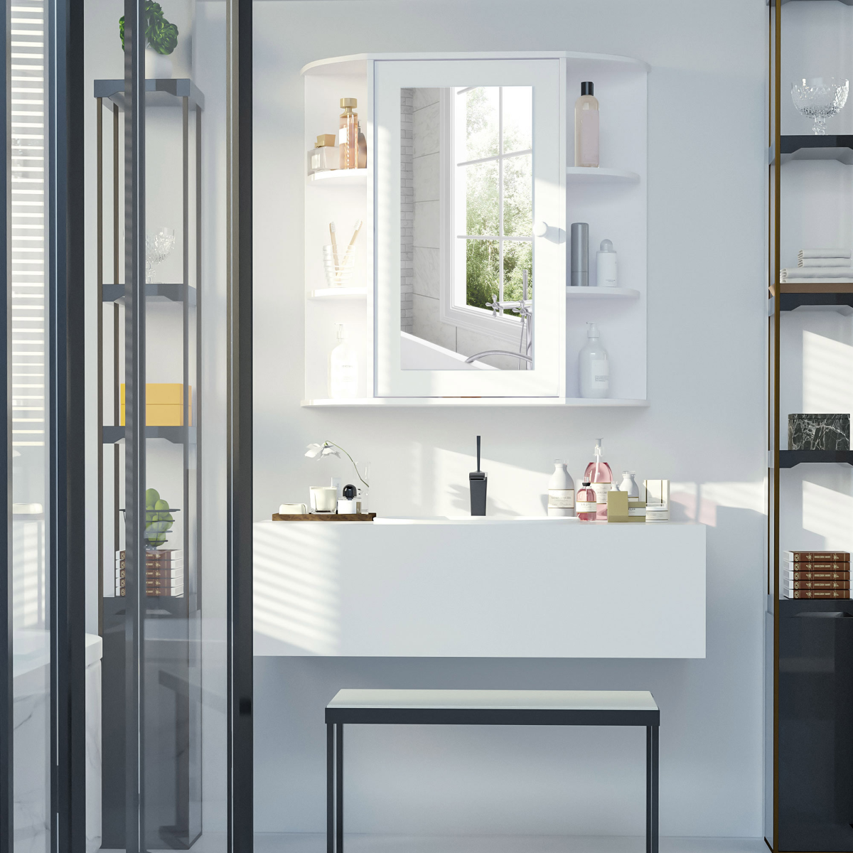 cortex-london-york-wall-mounted-bathroom-cabinet-mirror-white-mdf-storage-shelves