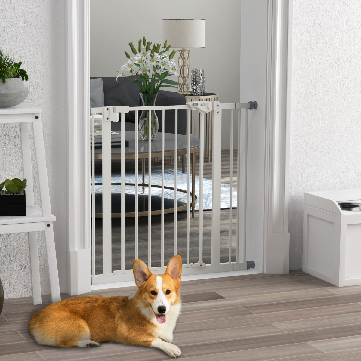 cortex-london-york-adjustable-pet-safety-gate-white
