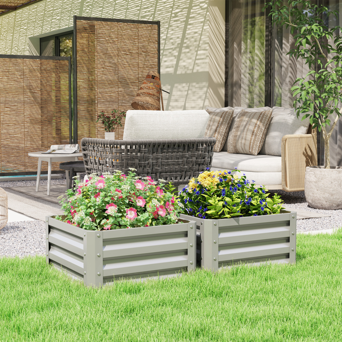cortex-london-windsor-galvanised-steel-raised-garden-planter-set-of-2-light-grey