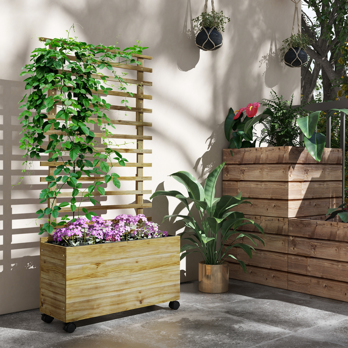 cortex-london-kensington-fir-wood-trellis-planter-box-on-wheels-natural