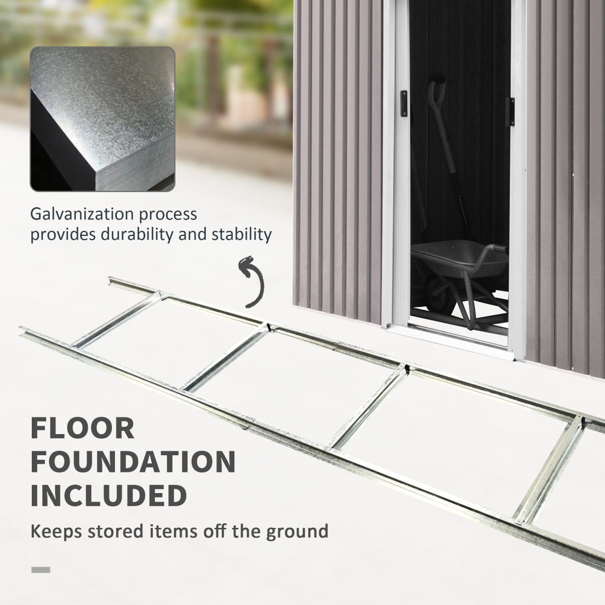 cortex-london-windsor-light-grey-galvanized-steel-garden-storage-shed