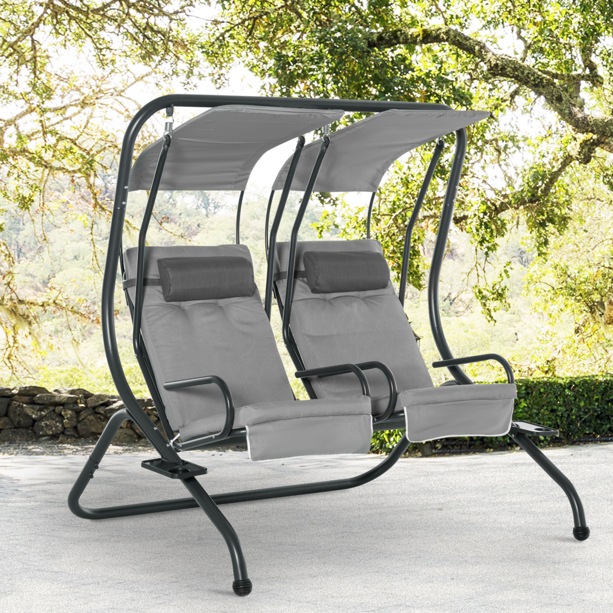 cortex-london-windsor-canopy-swing-outdoor-chairs-grey