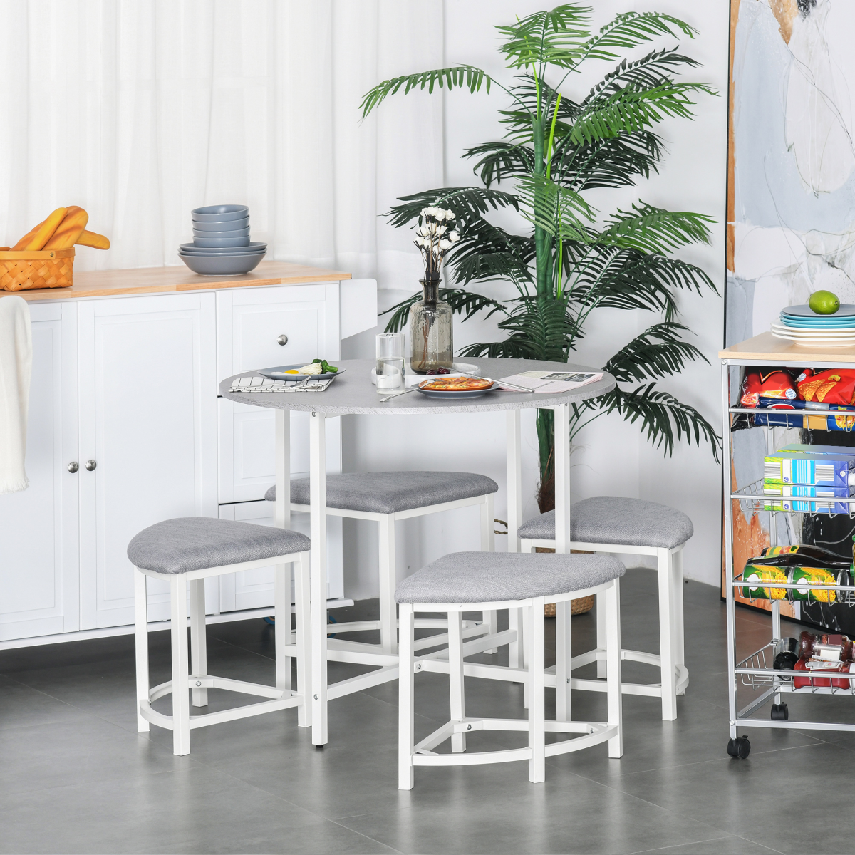 cortex-london-windsor-round-dining-table-set-four-padded-stools