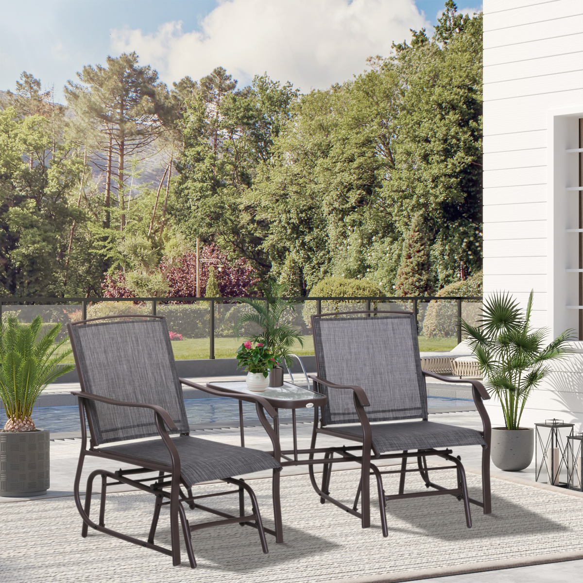 cortex-london-windsor-double-glider-rocking-chair-garden-table-set