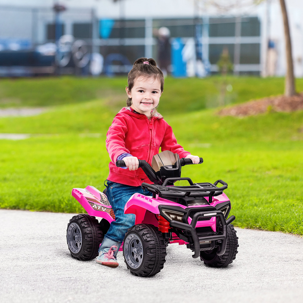 cortex-london-windsor-kids-ride-on-atv-car-pink-music