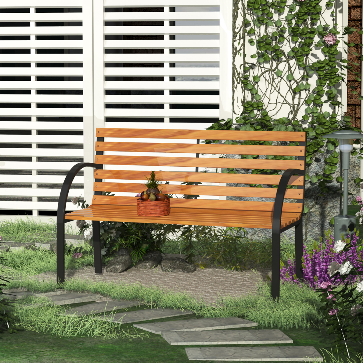 cortex-london-windsor-garden-bench-steel-wood-122cm