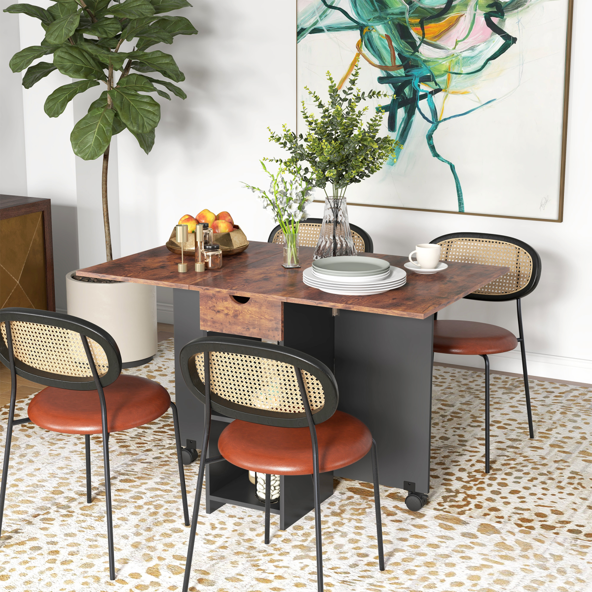 cortex-london-windsor-expandable-dining-table-with-storage-rustic-brown