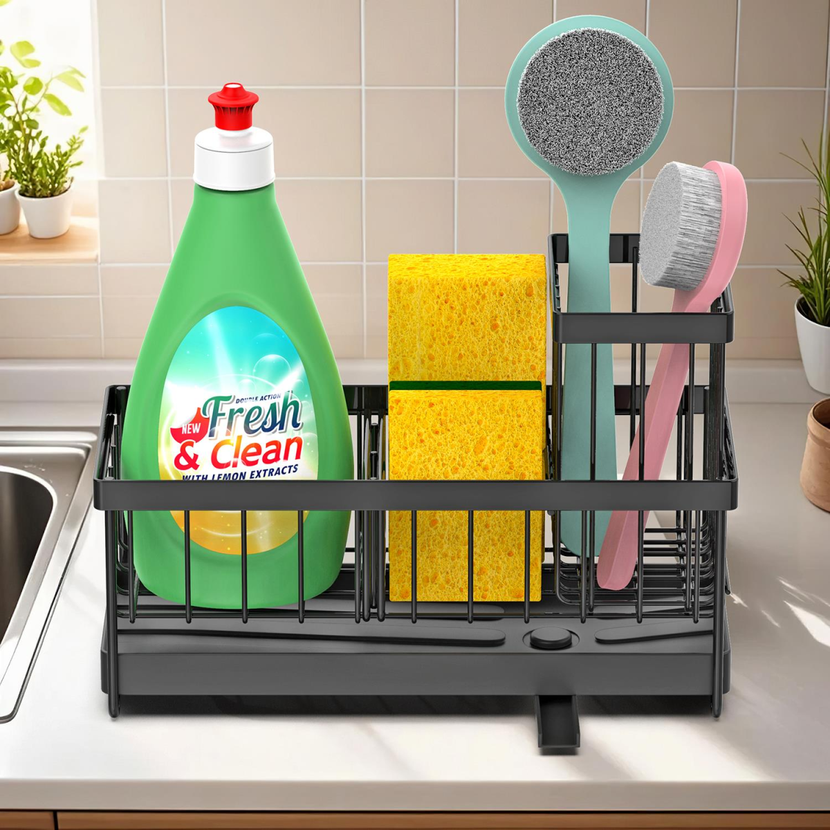 cortex-london-kensington-black-sink-sponge-holder-removable-dividers