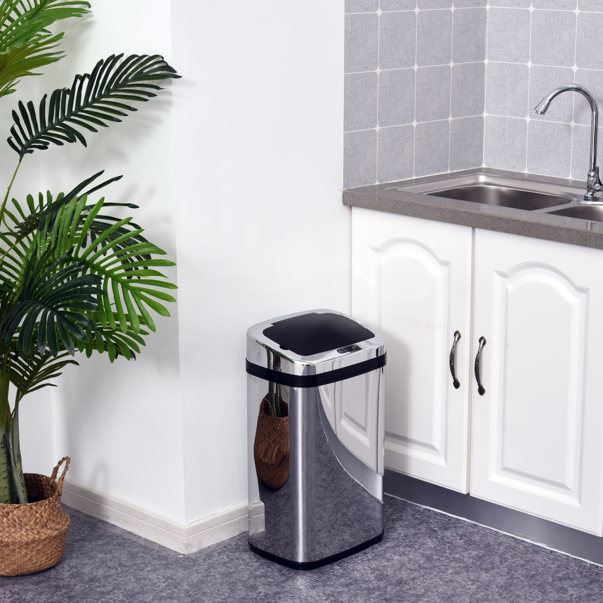 cortex-london-windsor-30l-automatic-sensor-kitchen-bin-silver