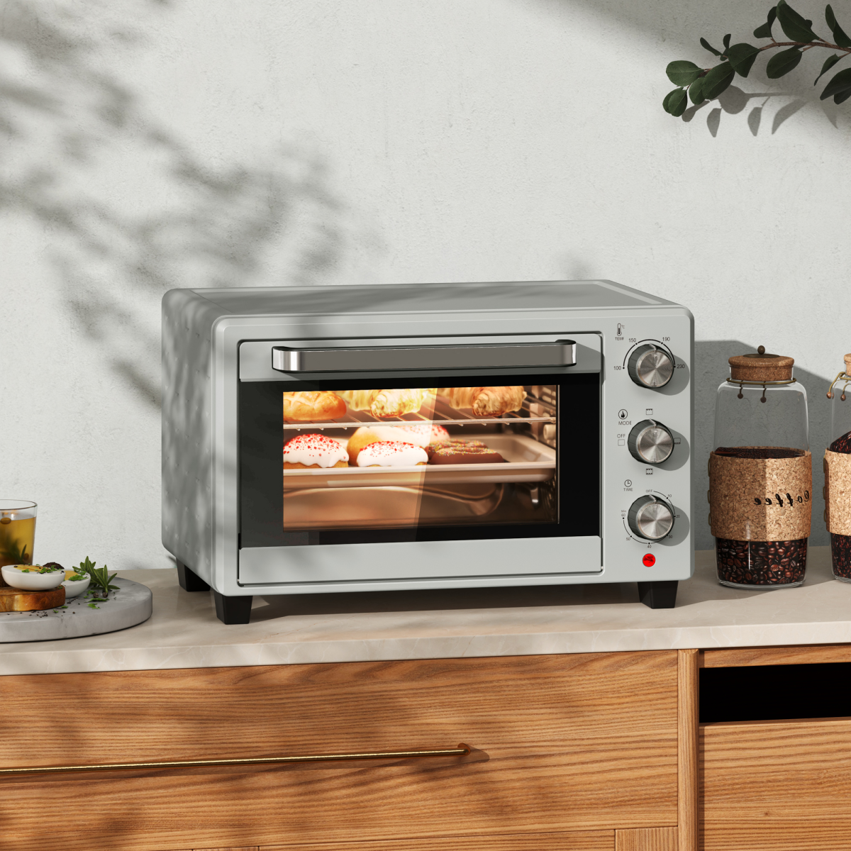 cortex-london-windsor-21l-mini-oven-electric-grill-silver-tone