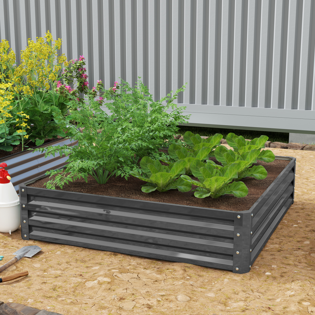 cortex-london-kew-raised-galvanised-steel-garden-bed-light-grey