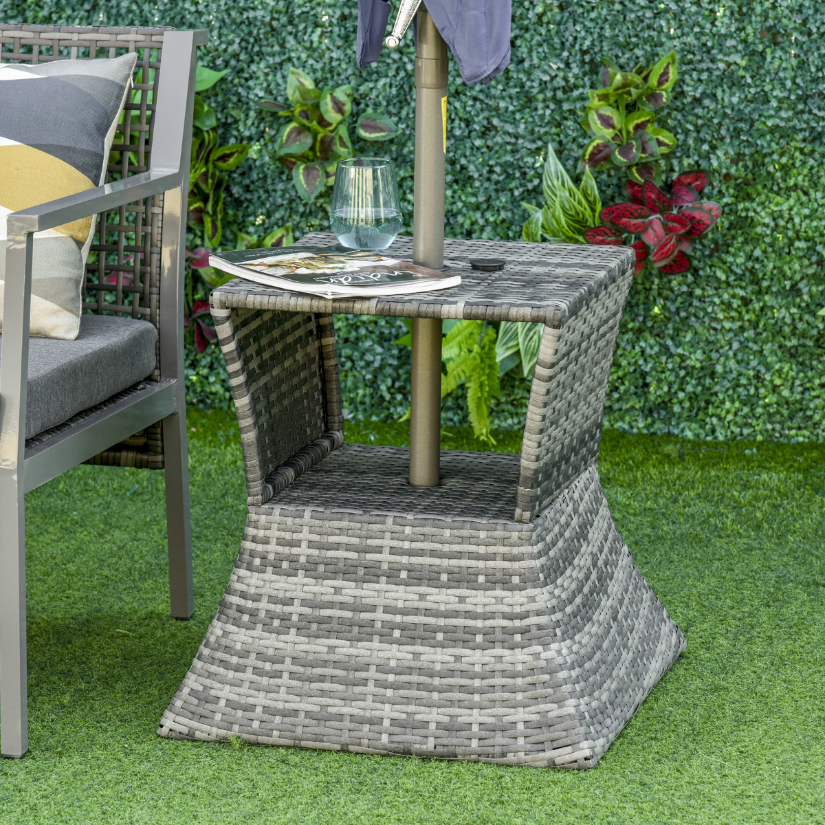 cortex-london-windsor-grey-rattan-coffee-table-parasol-hole-storage-shelf