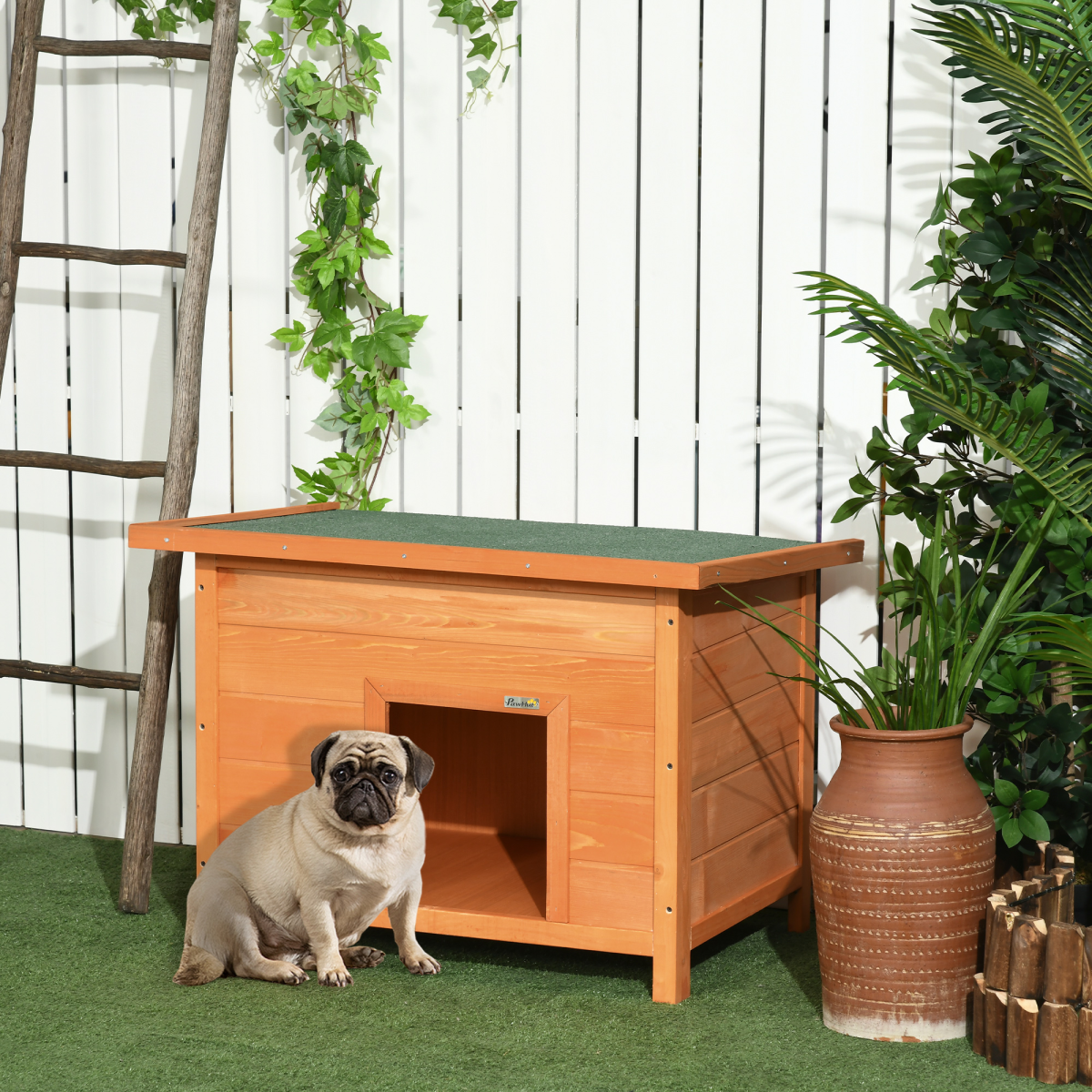cortex-london-windsor-82cm-wooden-dog-kennel-house-waterproof