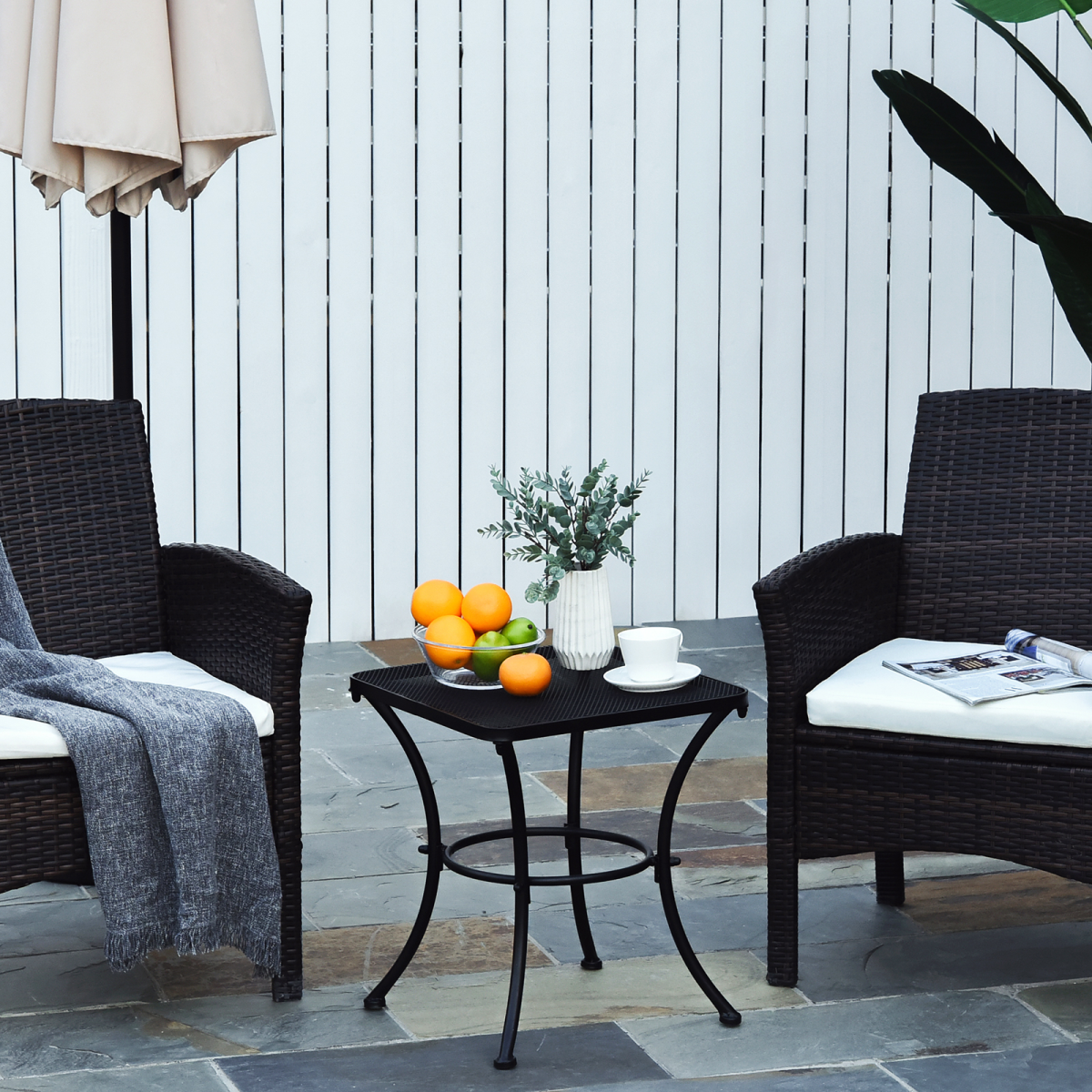 cortex-london-windsor-45cm-square-metal-outdoor-bistro-table-black