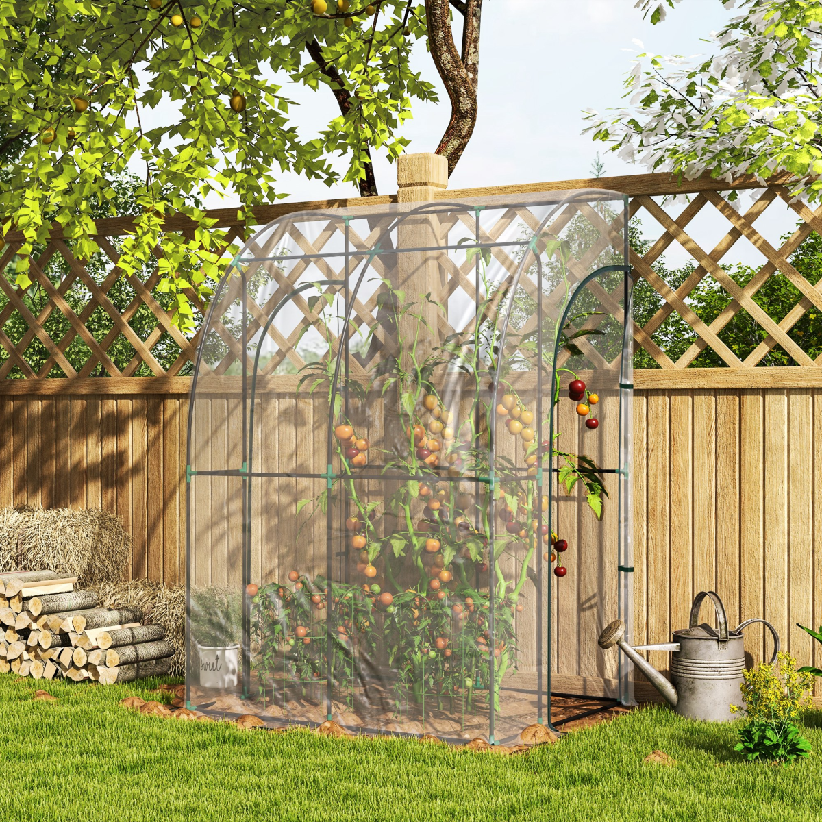 cortex-london-windsor-lean-to-wall-plastic-greenhouse-143x118x212cm-two-zipped-doors