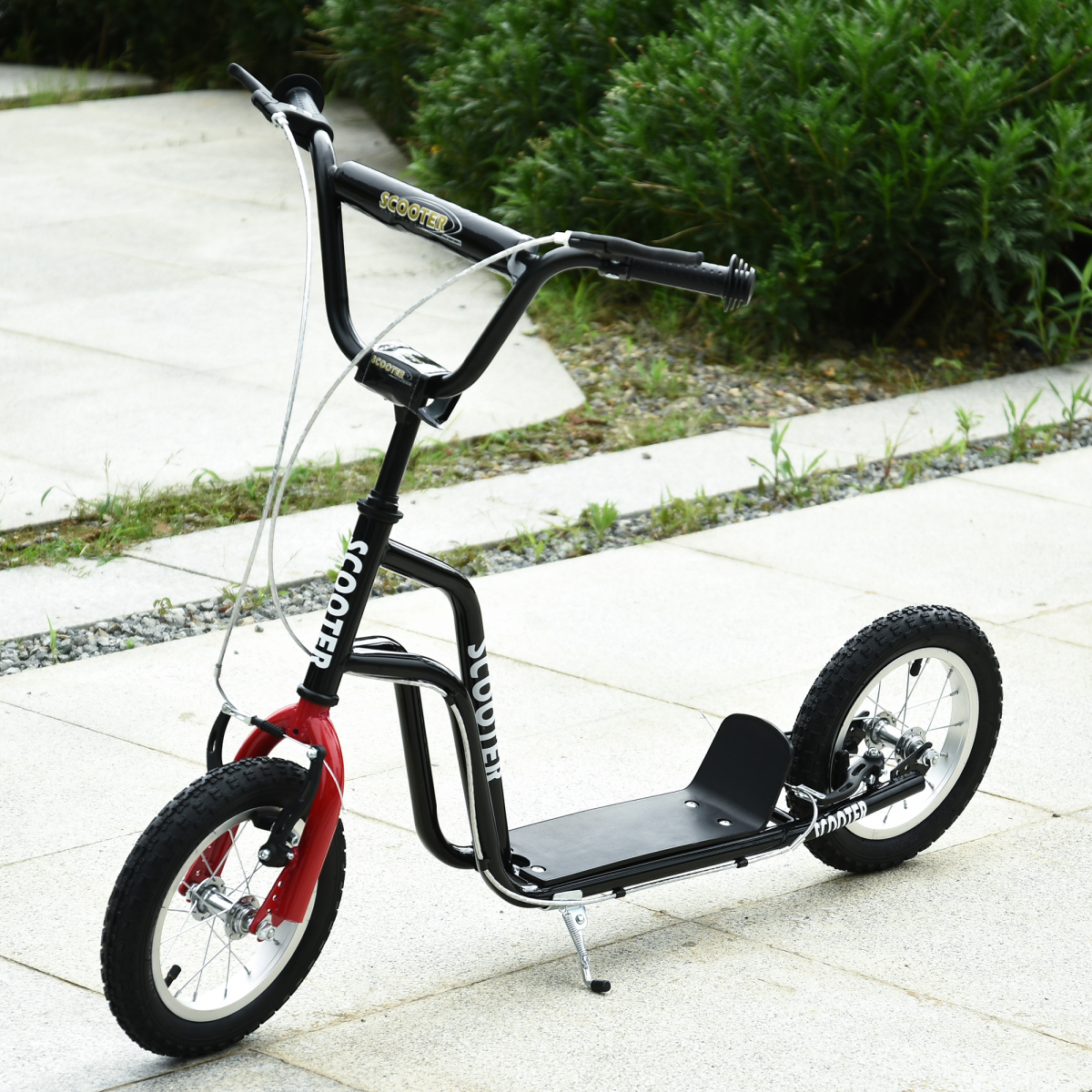 cortex-london-windsor-kids-kick-scooter-adjustable-handlebar-black