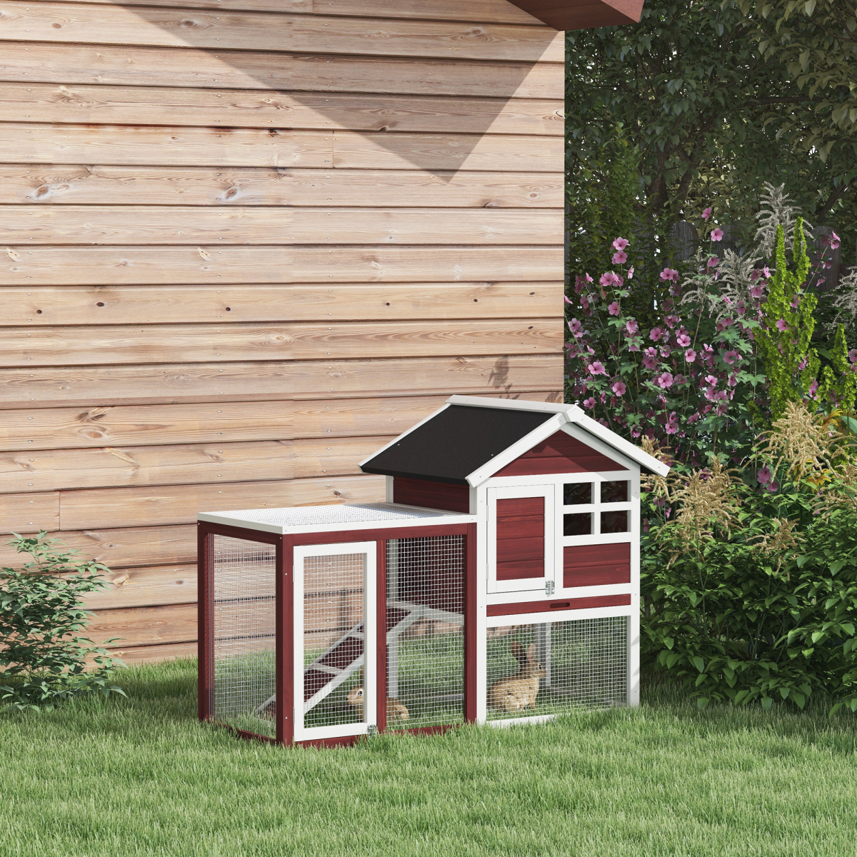cortex-london-york-rabbit-hutch-solid-fir-wood-ramp-slide-out-tray
