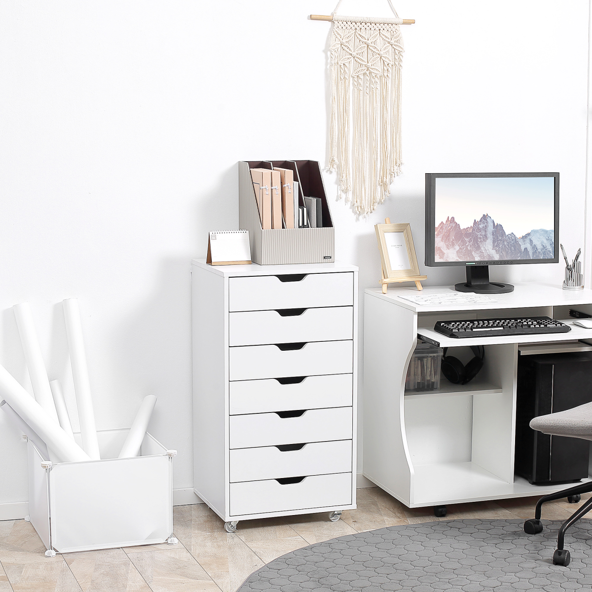 cortex-london-york-mobile-filing-cabinet-seven-drawers-wheels-white