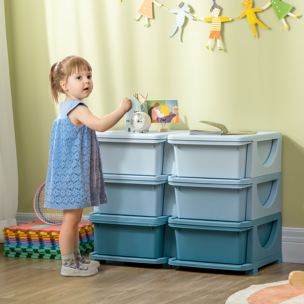 cortex-london-windsor-blue-kids-toy-storage-unit-six-drawer-dresser