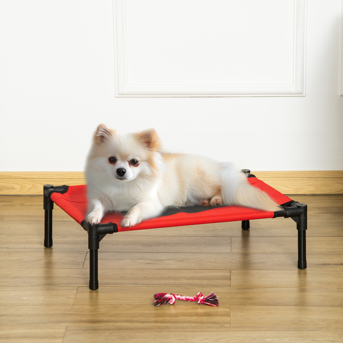 cortex-london-canterbury-elevated-folding-dog-cat-pet-bed-texteline