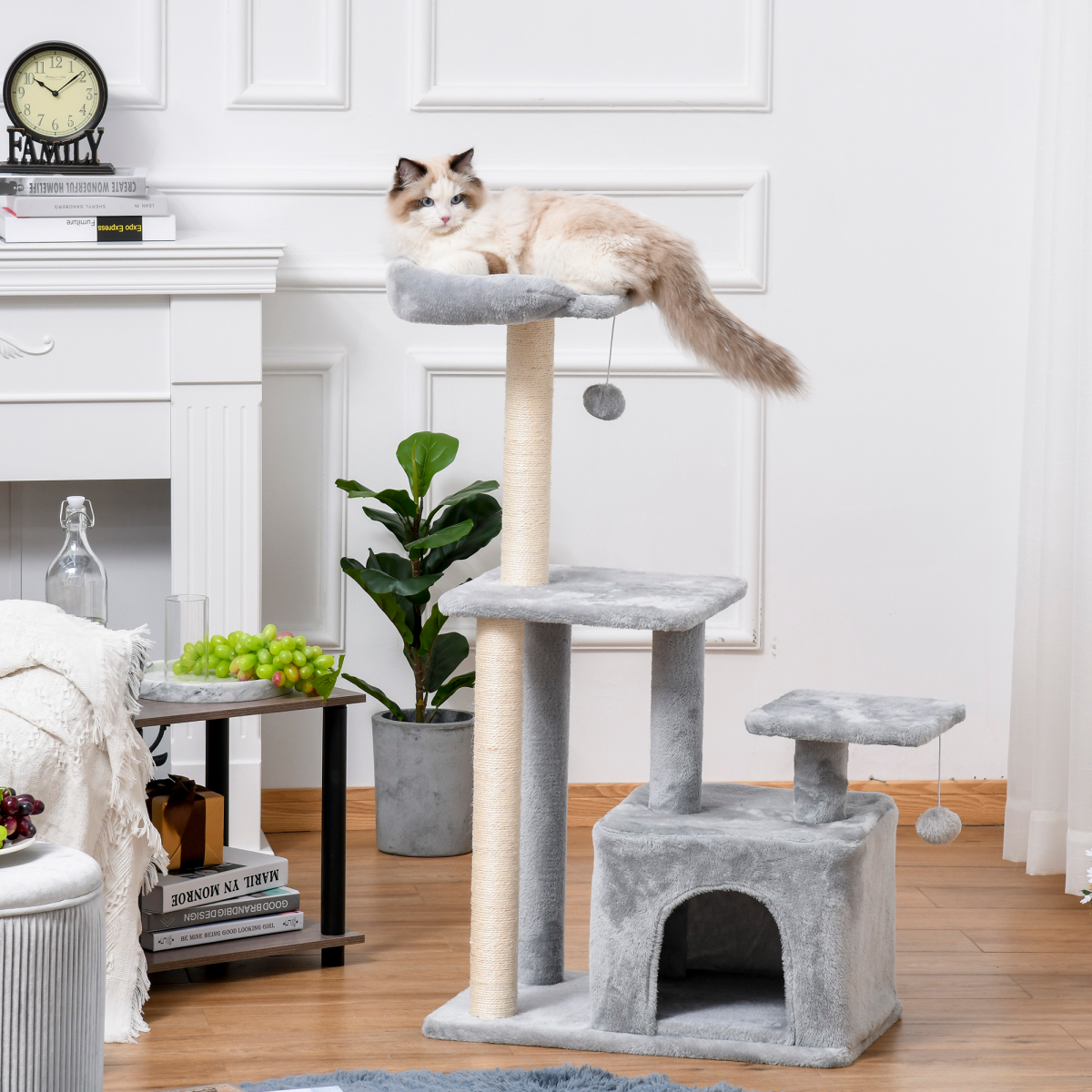 cortex-london-york-cat-tree-tower-sisal-scratching-posts-three-perches-two-play-balls