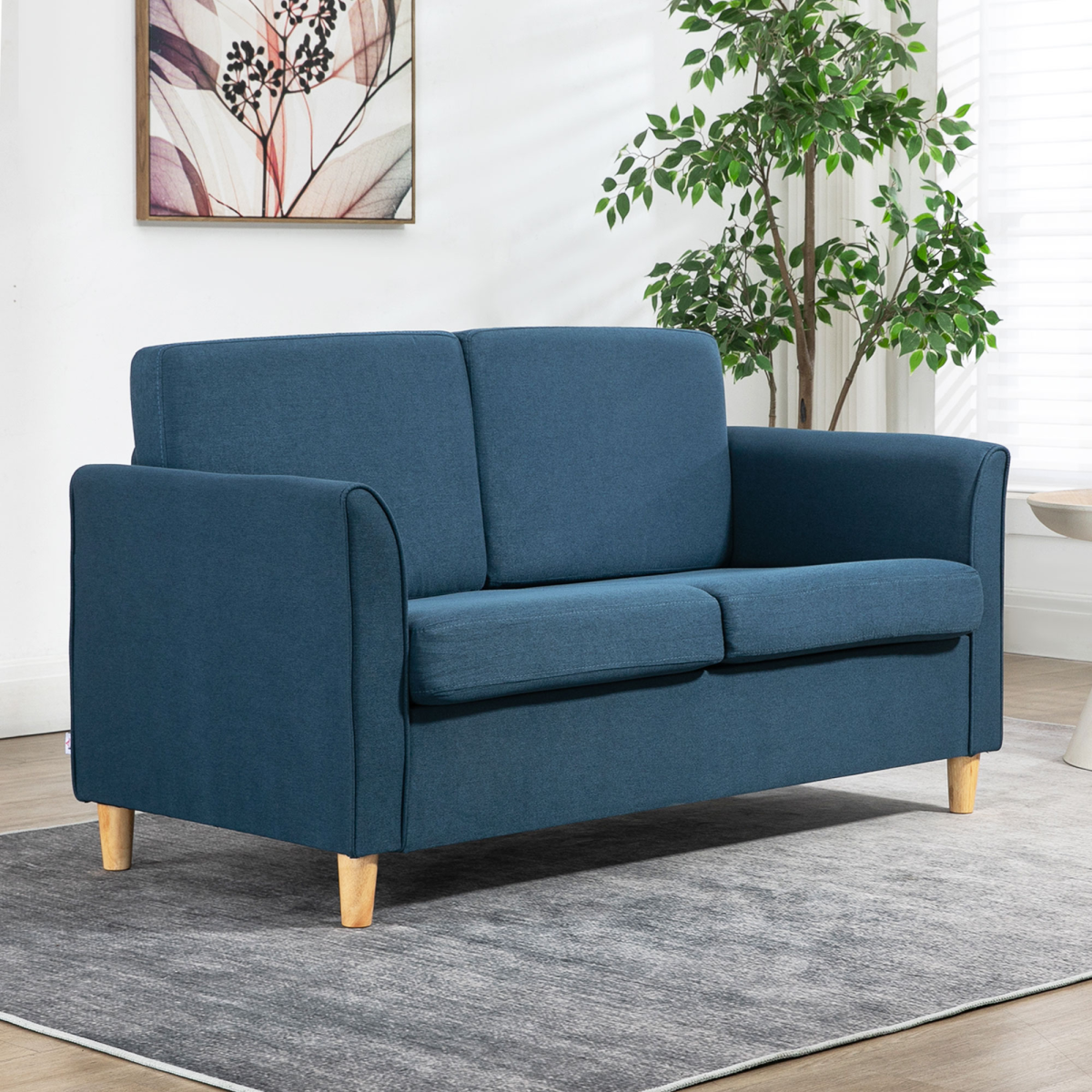 cortex-london-kensington-blue-linen-look-two-seater-sofa